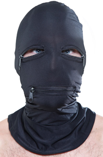 Pipedream Zipper Face Hood BDSM mask | | Intimast