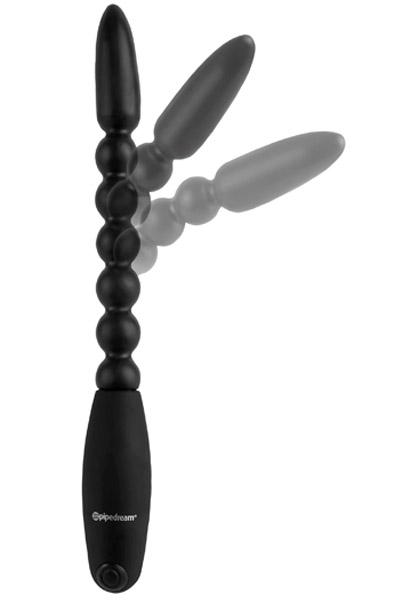 Pipedream Flexa-Pleaser Power Beads Analkulor med vibration | | Intimast