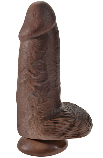 Pipedream King Cock Chubby Brown 23 cm XL dildo | | Intimast