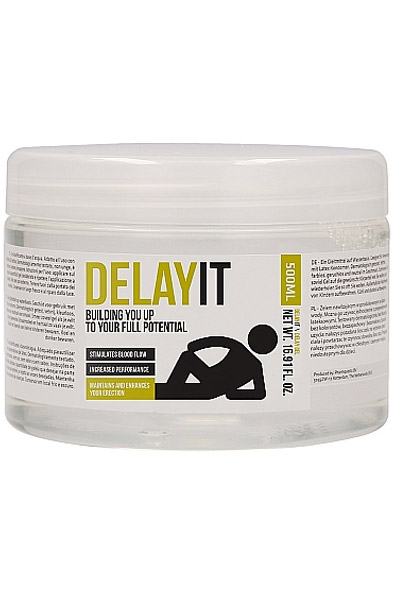 Delay It Building You Up To Your Full Potential 500 ml Uthållighetshöjande gel |  | Intimast