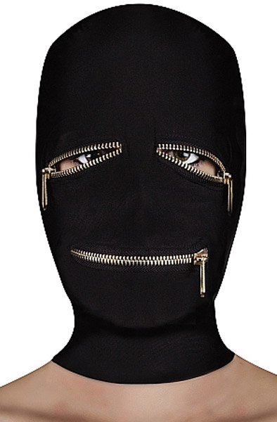 Extreme Zipper Mask With Eye & Mouth Zipper BDSM mask | | Intimast