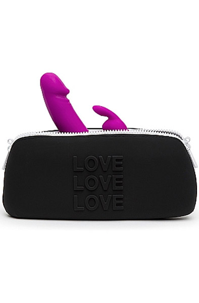 LOVE Medium Storage Bag Black Förvaringsväska | | Intimast