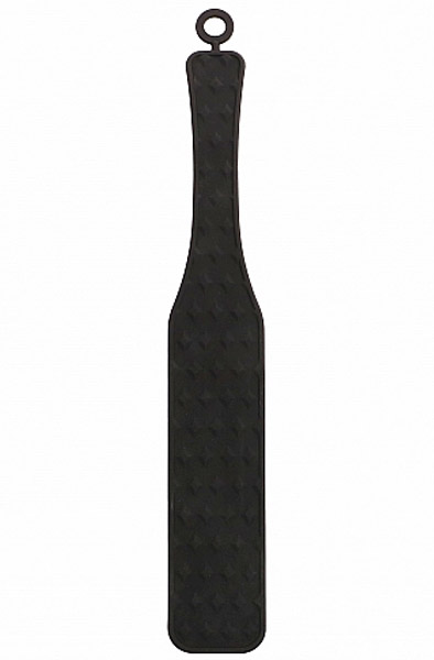 Ouch Silicone Textured Paddle Black BDSM Paddel |  | Intimast