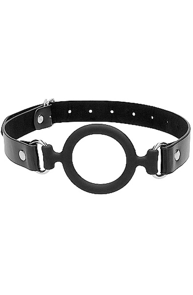 Silicone Ring Gag With Leather Straps Gag |  | Intimast