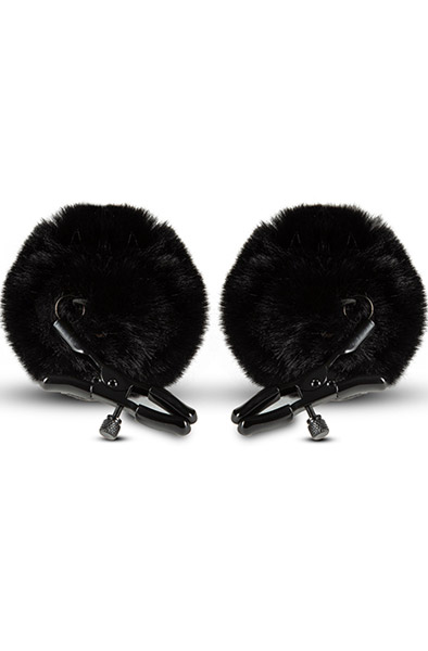 Noir Pom Adjustable Nipple Clamps Black Bröstvårtsklämmor | | Intimast