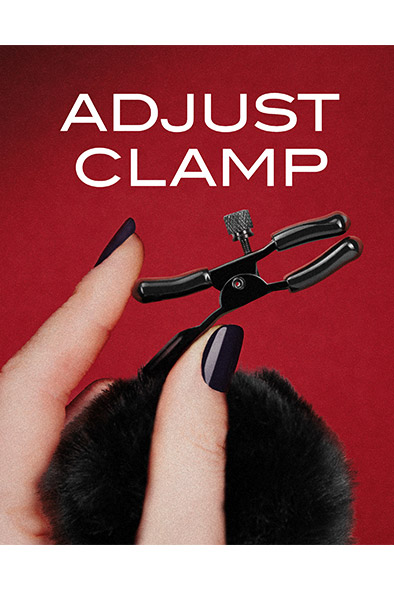 Alternativ bild 1 för Noir Pom Adjustable Nipple Clamps Black