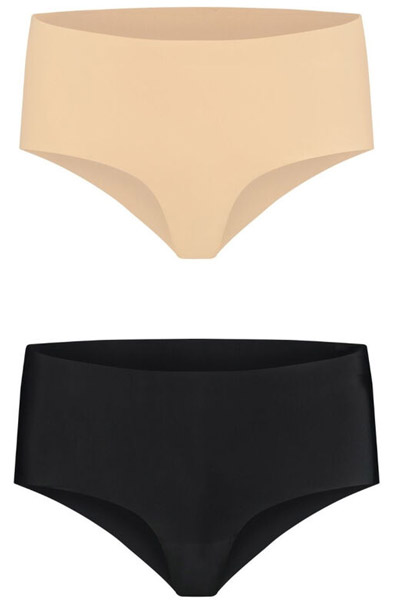 Bye Bra Invisible High Brief 2-pack S Sömlösa trosor