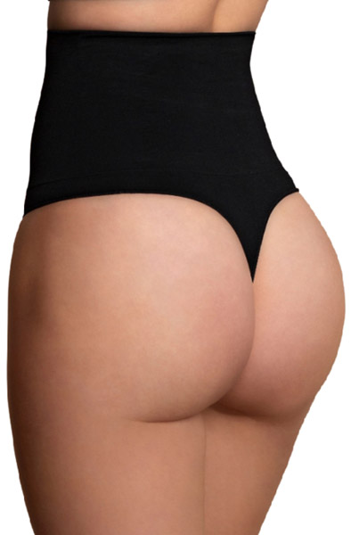 Seamless High Waist Thong Medium Control XXL Sömlös trosa