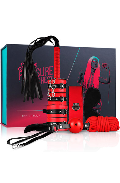 Secret Pleasure Chest Red Dragon Bondage paket
