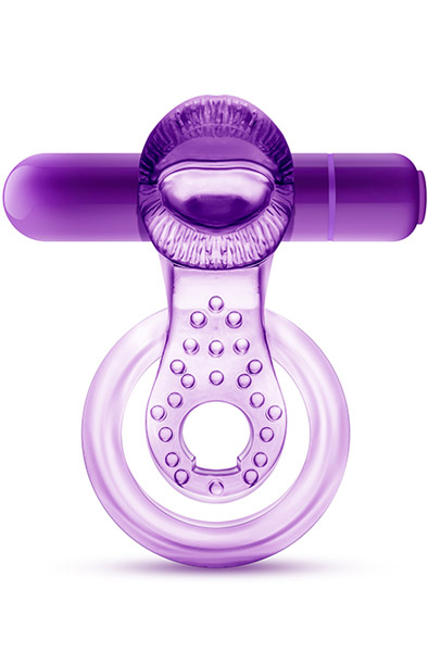 Play With Me Lick It Double Cockring Penisring med vibrator |  | Intimast