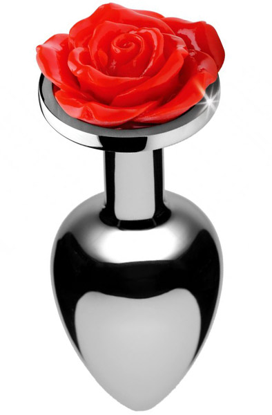 Booty Sparks Red Rose Analplug Analplugg metall |  | Intimast