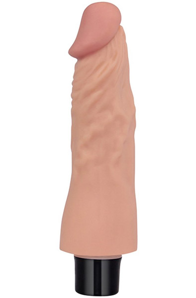 Lovetoy Real Softee Vibrating Dildo 18 cm Dildo med vibrator | | Intimast