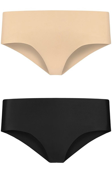 Bye Bra Invisible Hipster 2-pack L Sömlösa trosor