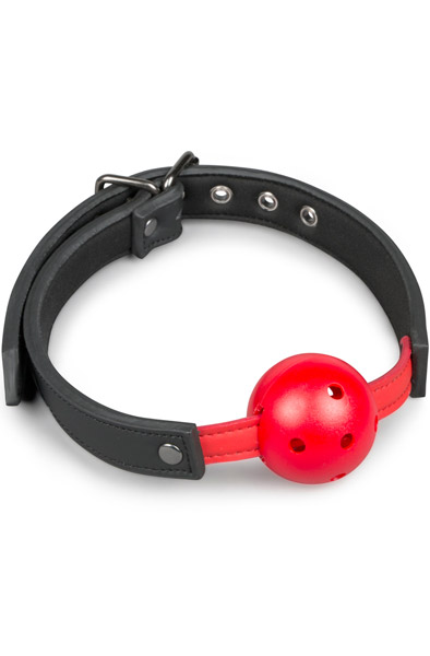Easytoys Ball Gag With PVC Ball Red Gagball | | Intimast