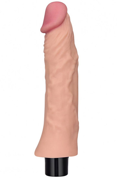 Lovetoy Real Softee Vibrating Dildo 22 cm Dildo med vibrator | | Intimast