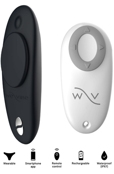 We-Vibe Moxie Black Trådlös trosvibrator |  | Intimast