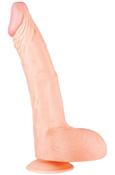 Dream Toys Vibrating Bigstuff Flesh 28 cm Dildo med vibrator | | Intimast
