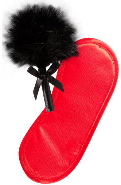 Velvet Soft Eye Mask And Tickler Ögonbindel & tickler |  | Intimast