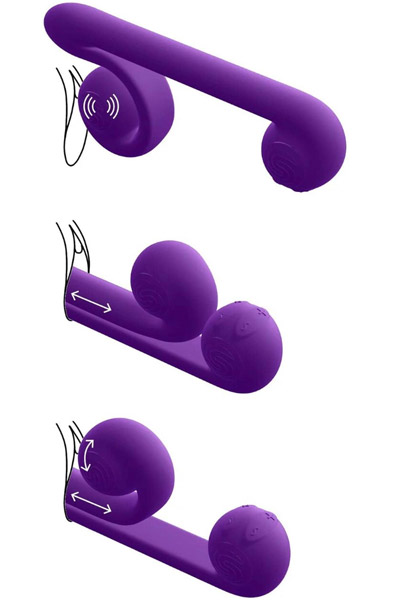 Snail Vibe Duo Vibrator Purple Vibrator | | Intimast