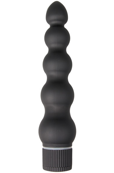 Doc Johnson Black Magic Ribbed Vibe 19 cm Vibrator |  | Intimast