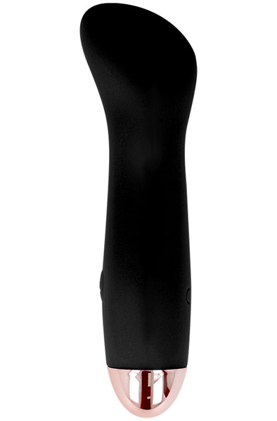Dolce Vita Rechargeable Vibrator Black 10-Speed Vibrator