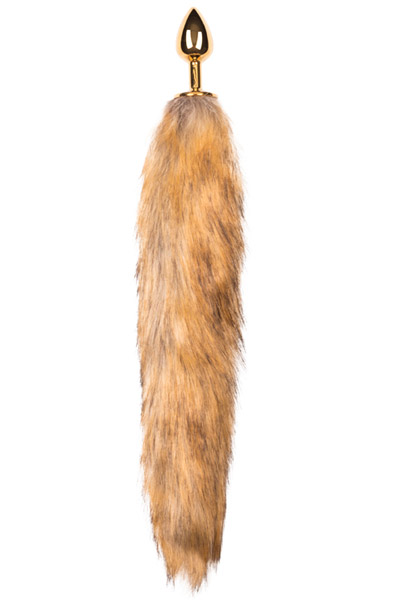 Easytoys Fox Tail Plug No. 1 Gold Analplugg med svans | | Intimast