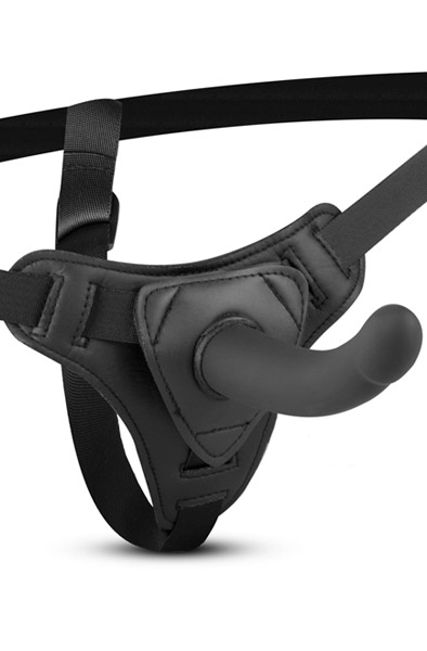 Easytoys Silicone Strap-On Smooth Strap-on med sele | | Intimast