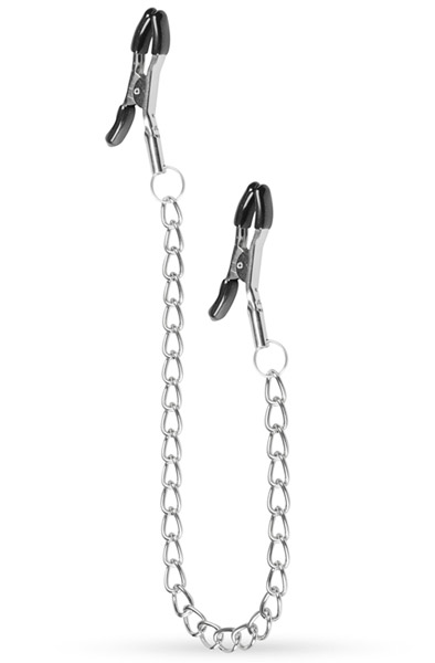 Easytoys Classic Nipple Clamps With Chain Bröstklämmor med kedja |  | Intimast