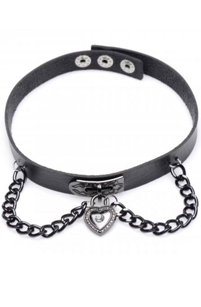 Master Series Gothic Heart Adjustable Collar Choker | | Intimast