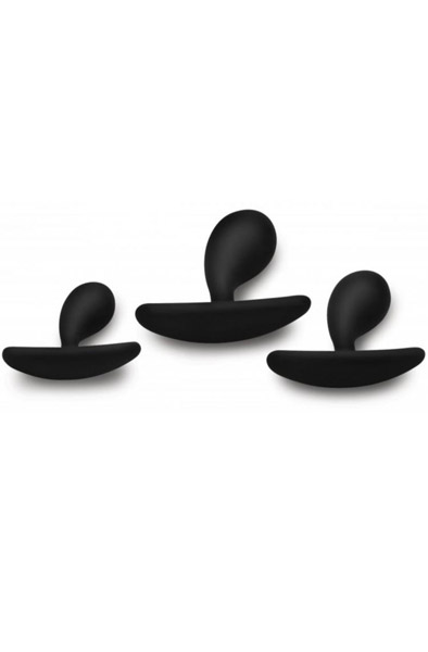 Master Series Dark Droplets Curved Anal Trainer Set Of 3 Analpluggar paket | | Intimast