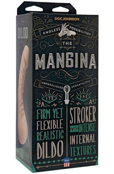 Alternativ bild 1 för The Mangina – 2in1 Masturbator & Dildo - Penis & Vagina