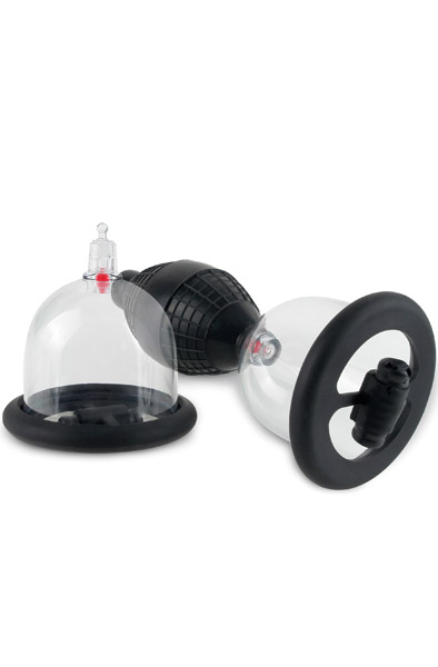 Pipedream Vibrating Nipple Pleasure Cups Bröstpump |  | Intimast
