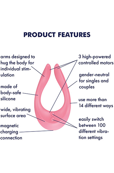 Alternativ bild 1 för Endless Joy Multi Funktions Vibrator - Rosa