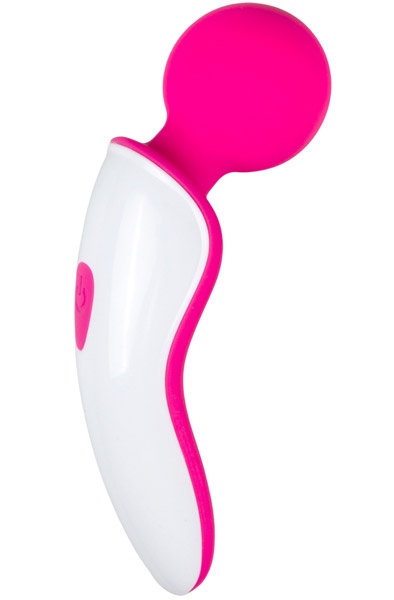 Easytoys Mini Wand Massager Pink/White Magicwand / Massagewand |  | Intimast
