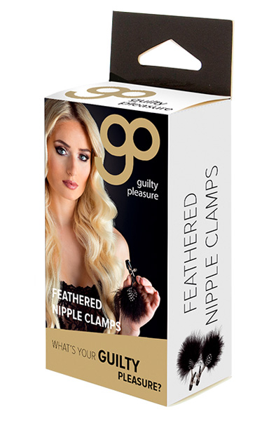Alternativ bild 1 för Guilty Pleasure Feather Nipple Clamps
