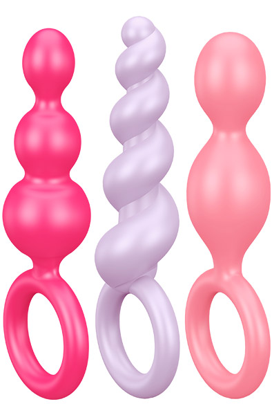 Satisfyer Booty Call Plugs Colored Analpluggar paket | | Intimast