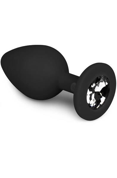 Easytoys Silicone Butt Plug With Diamond Analplugg |  | Intimast