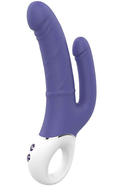 Dream Toys Vibes Of Love Double Pleasure Dubbeldildo med vibrator | | Intimast