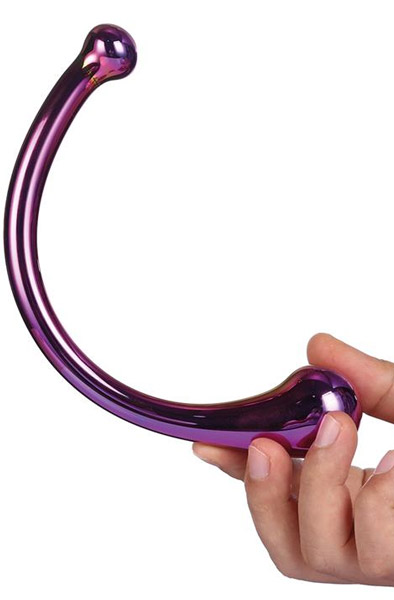 Alternativ bild 1 för Dream Toys Glamour Glass Curved Wand – 17x3.3 cm