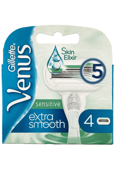 Gillette Venus Extra Smooth Sensitive 4-pack Venus rakblad |  | Intimast