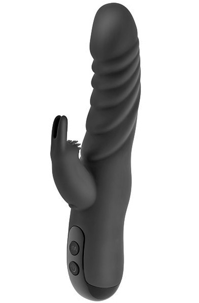 S Pleasures Rave Vibrator Black Rabbitvibrator
