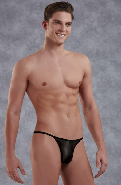 Alternativ bild 0 för Doreanse Kalsonger Men G-string Helsvart polyester Small Herr
