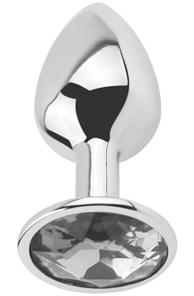 Afterdark White Diamond Anal Plug S Analplugg metall |  | Intimast