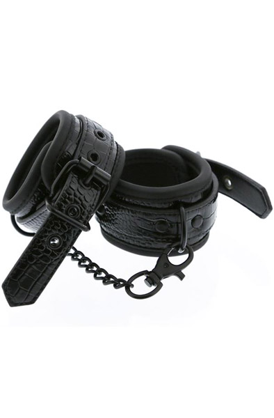 Dream Toys Blaze Handcuff Croco Black Handbojor | | Intimast