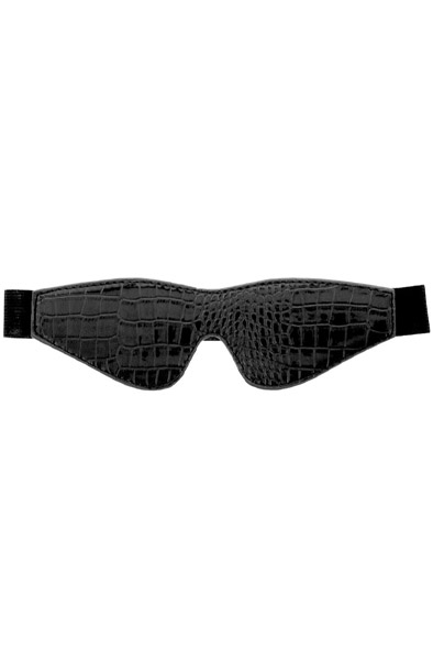 Dream Toys Blaze Blindfold Croco Black Ögonbindel | | Intimast