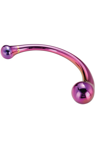 Alternativ bild 1 för Dream Toys Glamour Glass Curved Big Wand – 21x3.8 cm