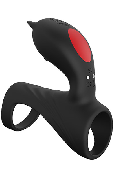 Dream Toys Rings Of Love Pleasure Cage Penisring med vibrator | | Intimast