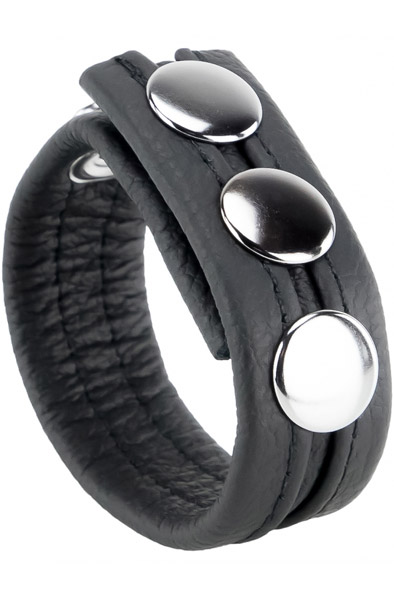 The Red Cockring En Cuir Black Penisring |  | Intimast