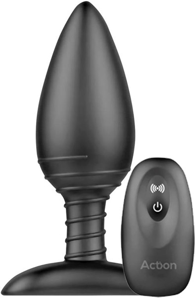 Action Asher Butt Plug Remote Control Analplugg med vibrator |  | Intimast