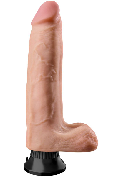 Pipedream Real Feel Deluxe 10 22,5cm Dildo med vibrator | | Intimast